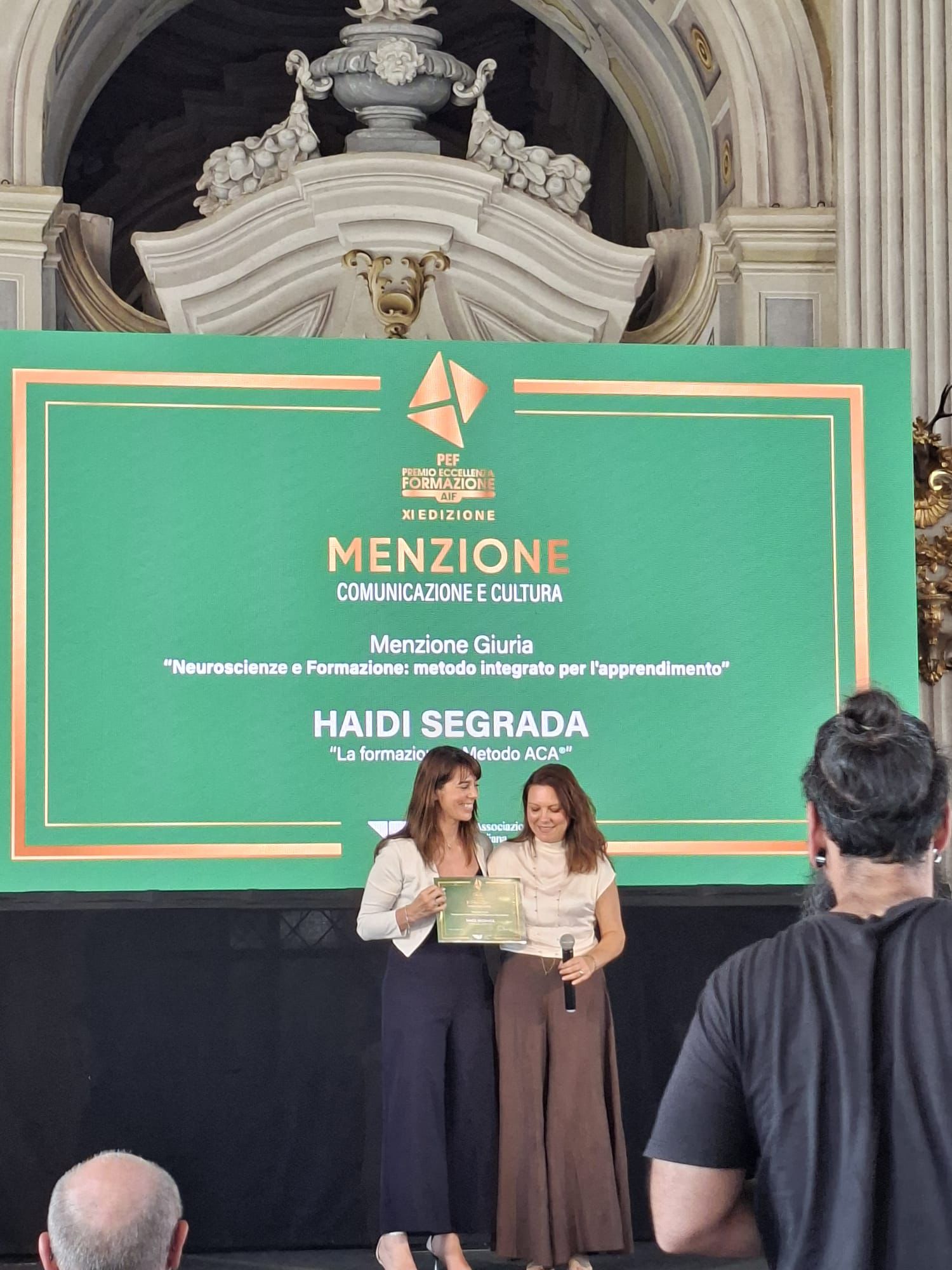 Prof. Haidi Segrada receives the PEF Mention for her ACA Method®