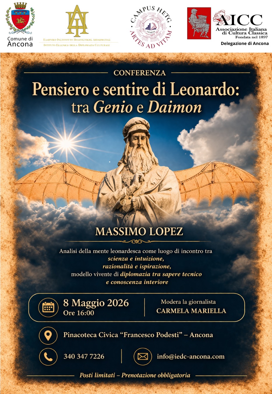 Pinacoteca Civica Francesco Podesti - When thought becomes vision… Genius is born